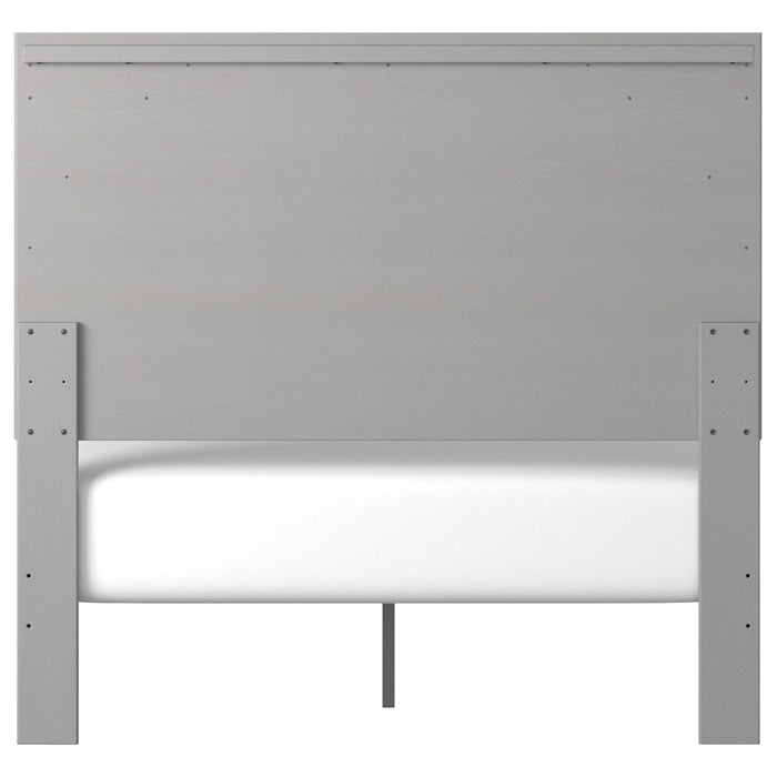 Cottenburg Light Gray-White Full Panel Bed - Gate Furniture