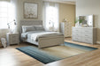 Cottenburg Light Gray-White Panel Bedroom Set - Gate Furniture