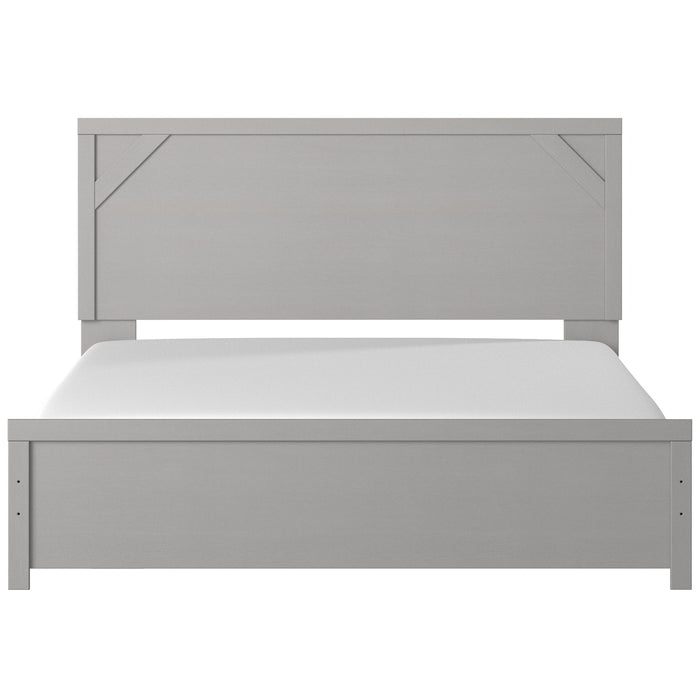 Cottenburg Light Gray-White Panel Bedroom Set - Gate Furniture