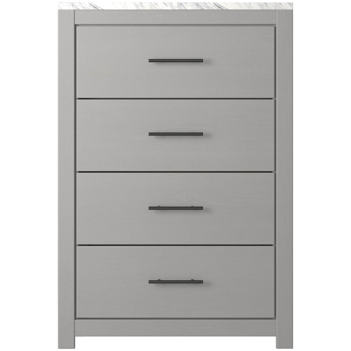 Cottenburg Light Gray-White Panel Bedroom Set - Gate Furniture