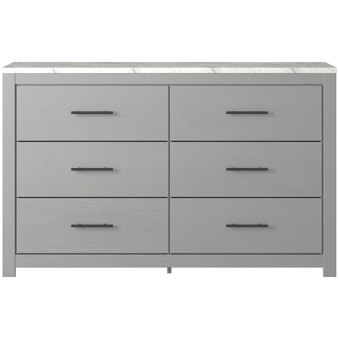 Cottenburg Light Gray-White Panel Bedroom Set - Gate Furniture