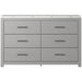 Cottenburg Light Gray-White Panel Bedroom Set - Gate Furniture