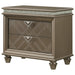 Cristal Gold Nightstand - B7800-2 - Gate Furniture