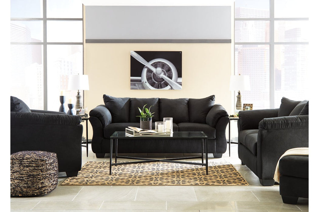 Darcy Black Loveseat - 7500835 - Gate Furniture