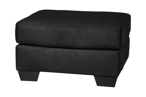 Darcy Black Ottoman - 7500814 - Gate Furniture