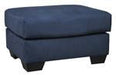 Darcy Blue Ottoman - 7500714 - Gate Furniture