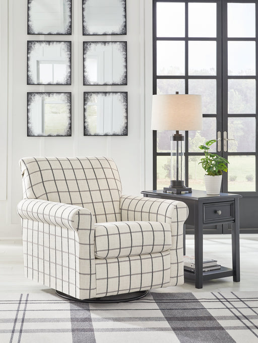 Davinca Swivel Glider Accent Chair - 3520442