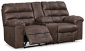 Derwin Reclining Loveseat with Console - 2840194 - In Stock Furniture