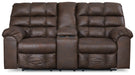 Derwin Reclining Loveseat with Console - 2840194 - In Stock Furniture