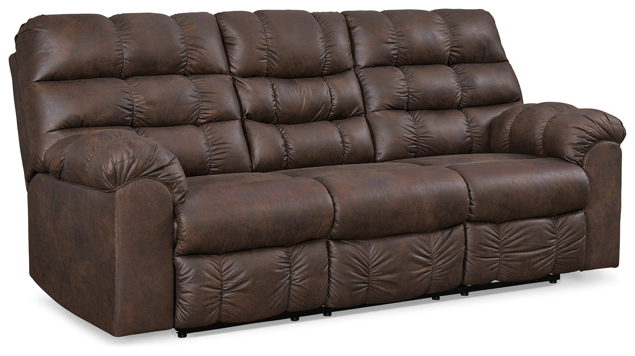 Derwin Reclining Sofa with Drop Down Table - 2840189 - In Stock Furniture