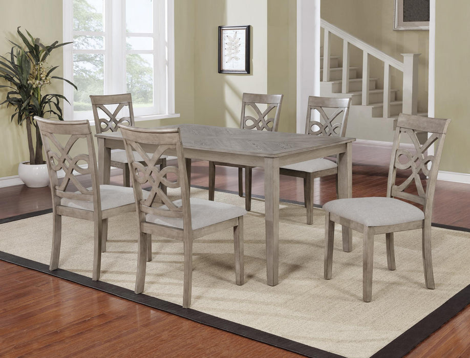 Deutzia 7Pc Dining Set(7In1) - D3799-7IN1 - Gate Furniture