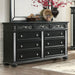 Diana Black Dresser - DIANA-BLACK-DR - Gate Furniture