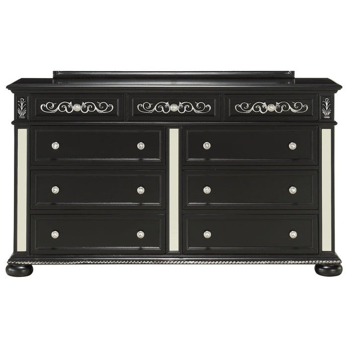 Diana Black Dresser - DIANA-BLACK-DR - Gate Furniture