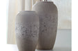 Dimitra Brown/Cream Vase (Set of 2) - A2000110 - Gate Furniture