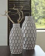 Dionna White Vase (Set of 2) - A2000329 - Gate Furniture