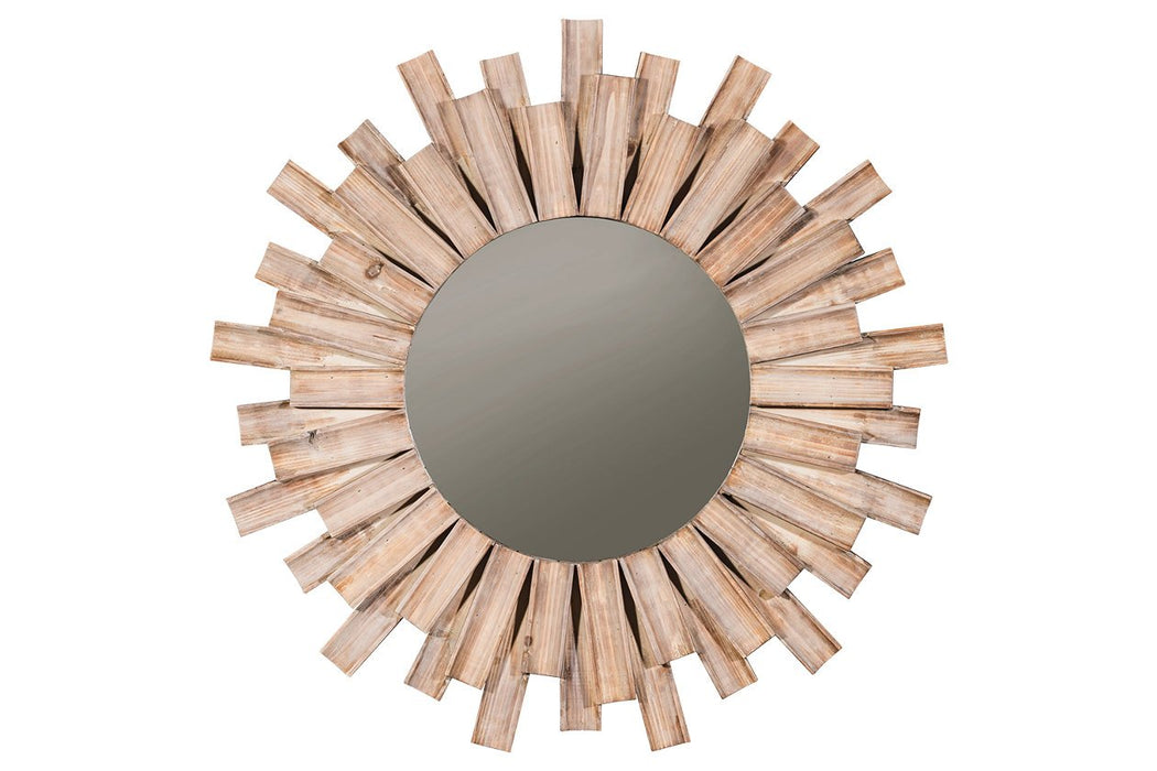 Donata Natural Accent Mirror - A8010113 - Gate Furniture