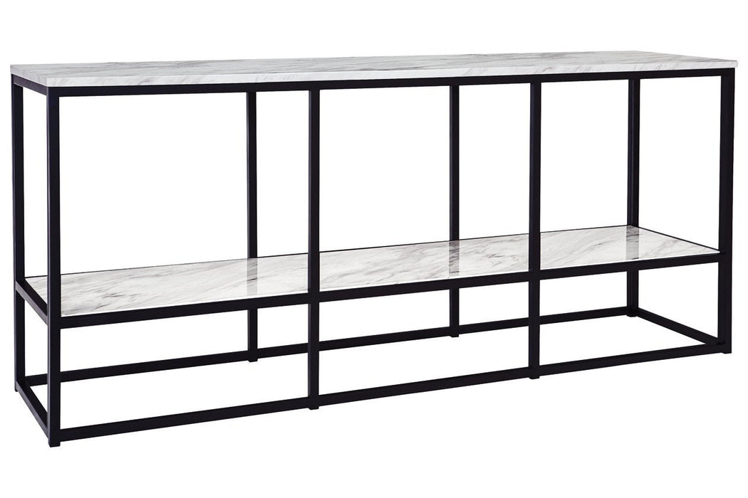 Donnesta Gray/Black 65" TV Stand - W192-10 - Gate Furniture