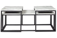 Donnesta Gray/Black Table (Set of 3) - T182-13 - Gate Furniture