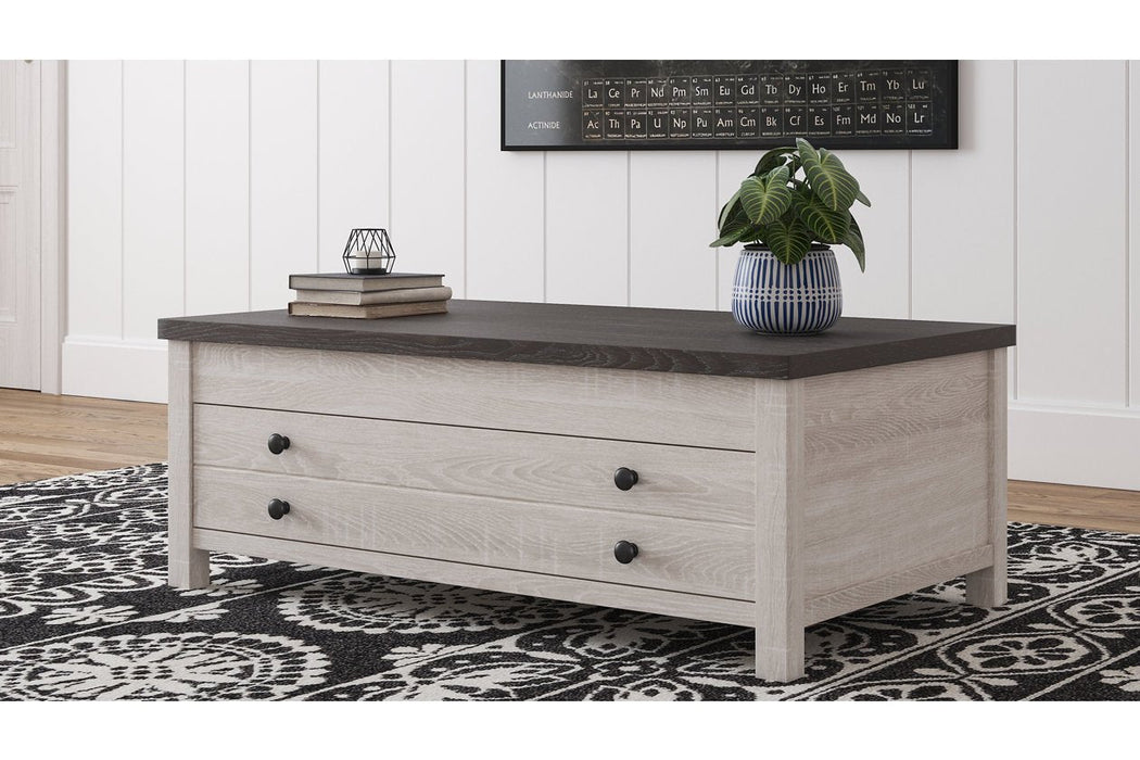 Dorrinson Two-tone Coffee Table with Lift Top - T287-9 - Gate Furniture