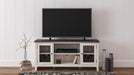 Dorrinson Two-tone Large TV Stand w/Fireplace Option - W287-68 - Gate Furniture