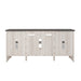 Dorrinson Two-tone Large TV Stand w/Fireplace Option - W287-68 - Gate Furniture