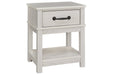 Dorrinson White Nightstand - B067-91 - Gate Furniture