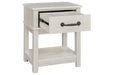 Dorrinson White Nightstand - B067-91 - Gate Furniture