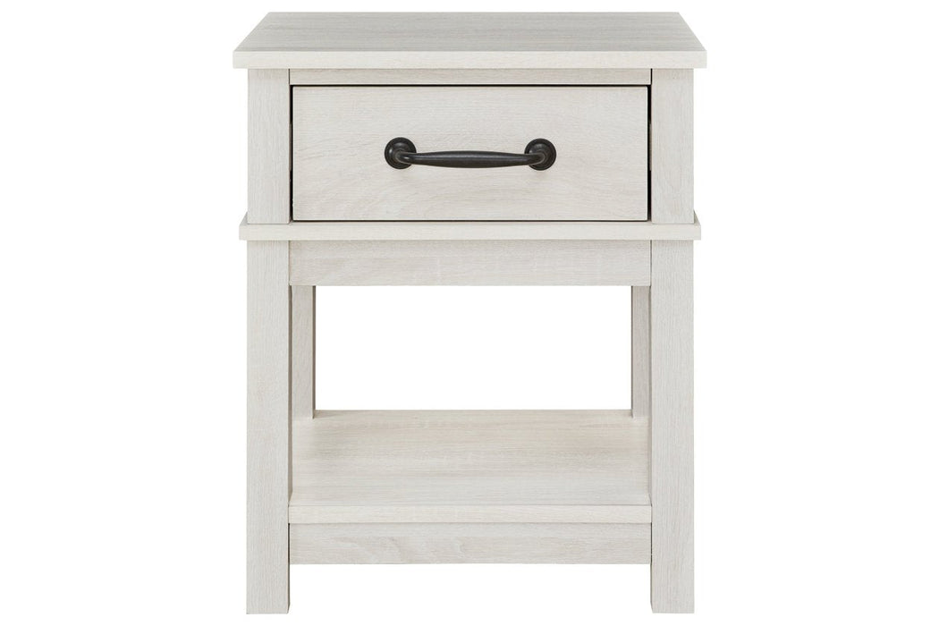 Dorrinson White Nightstand - B067-91 - Gate Furniture