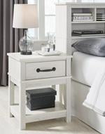 Dorrinson White Nightstand - B067-91 - Gate Furniture