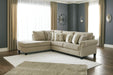 Dovemont Putty LAF Sectional - Gate Furniture