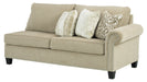 Dovemont Putty LAF Sectional - Gate Furniture