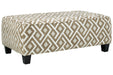 Dovemont Putty Oversized Accent Ottoman - 4040108 - Gate Furniture