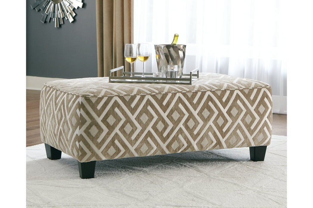 Dovemont Putty Oversized Accent Ottoman - 4040108 - Gate Furniture