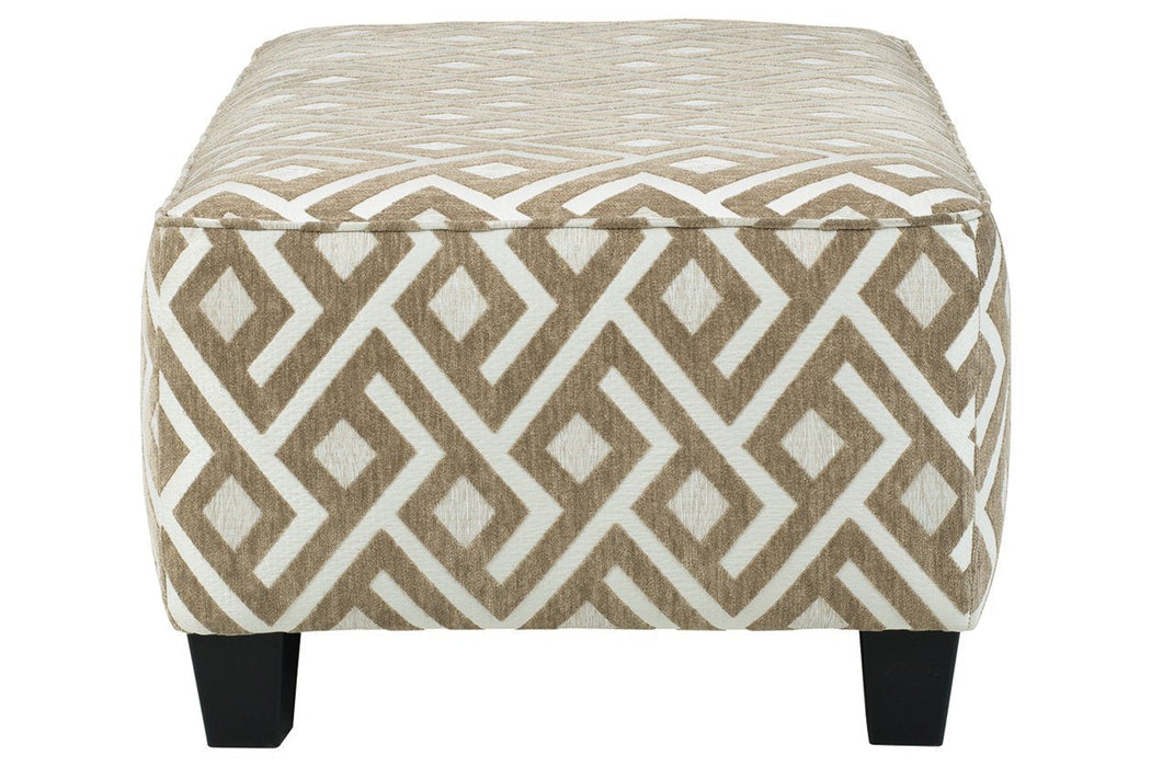 Dovemont Putty Oversized Accent Ottoman - 4040108 - Gate Furniture