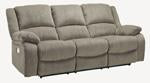 Draycoll Pewter Power Reclining Sofa - 7650587 - Gate Furniture