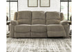 Draycoll Pewter Reclining Sofa - 7650588 - Gate Furniture