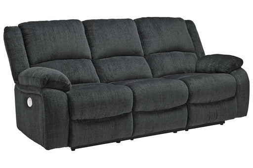 Draycoll Slate Power Reclining Sofa - 7650487 - Gate Furniture