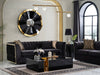 Dream Black Velvet Sofa & Loveseat - DREAMBLACK-SL - Gate Furniture