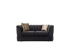 Dream Black Velvet Sofa & Loveseat - DREAMBLACK-SL - Gate Furniture