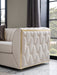 Dream Ivory Velvet Sofa & Loveseat - Gate Furniture