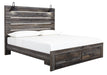 Drystan Brown King Footboard Storage Bed - Gate Furniture