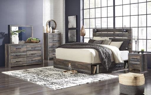 Drystan Brown Storage Platform Bedroom Set - Gate Furniture