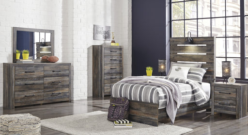 Drystan Brown Youth Panel Bedroom Set - Gate Furniture