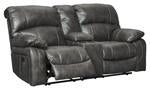 Dunwell Steel Power Reclining Loveseat with Console - 5160118 - Gate Furniture