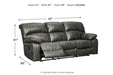 Dunwell Steel Power Reclining Sofa - 5160115 - Gate Furniture