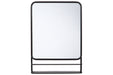 Ebba Black Accent Mirror - A8010232 - Gate Furniture