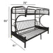 Eclipse Twin/Full/Futon Bunk Bed - 02091W-BK - In Stock Furniture