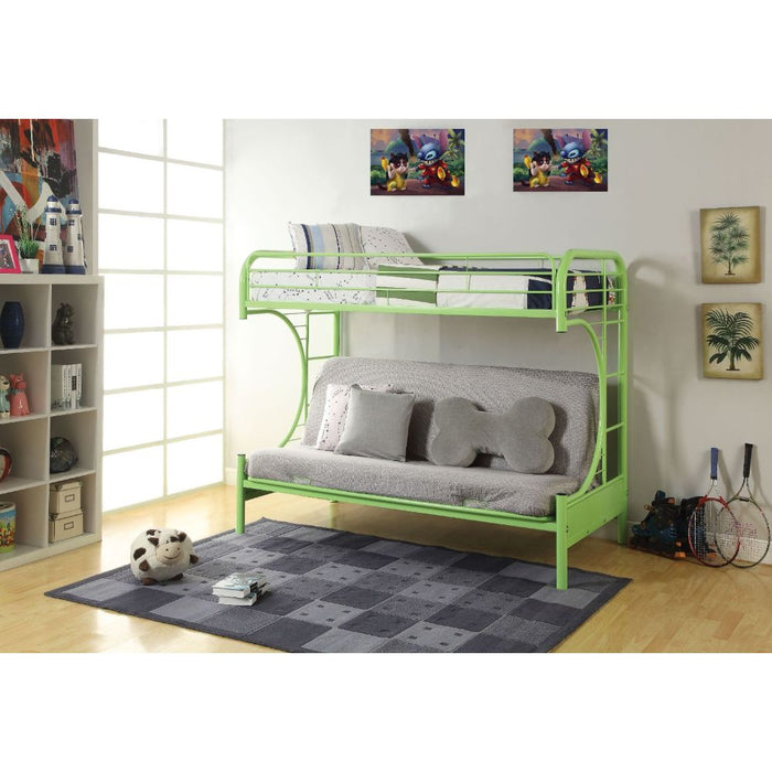 Eclipse Twin/Full/Futon Bunk Bed - 02091W-GR - In Stock Furniture