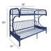 Eclipse Twin/Full/Futon Bunk Bed - 02091W-NV - In Stock Furniture