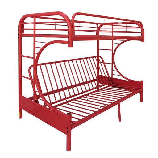 Eclipse Twin/Full/Futon Bunk Bed - 02091W-RD - In Stock Furniture